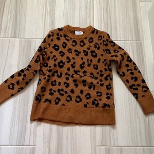 animal print sweater very soft